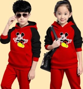 Winter Hoodie Set-JERRY RED