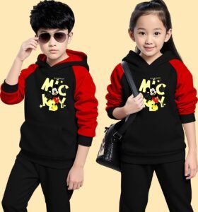 Winter Hoodie Set-MICKEY BLACK