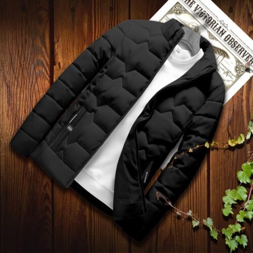 Premium Padded Jacket Colour=BLACK